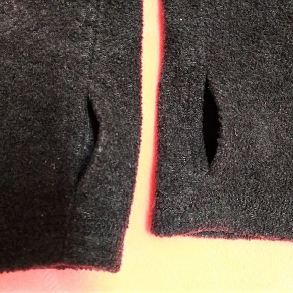 Xersion Fleece Hoodie Coral with Black Trim and‎ Thumb Holes Women's Size XL - Picture 4 of 6